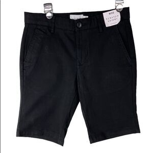 NWT Black Flat Front Men’s Topshop “Stretch Skinny” Shorts Size 30
